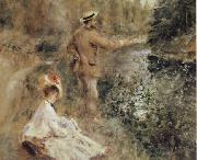 Pierre Renoir The Fisherman Spain oil painting artist